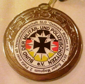 Medaille mit individuellem Aufkleber